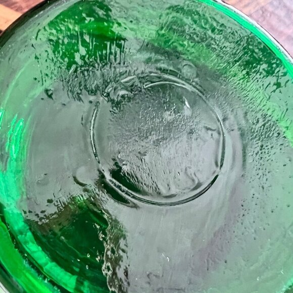 Vintage Napco Footed Green Vase - Picture 9 of 11